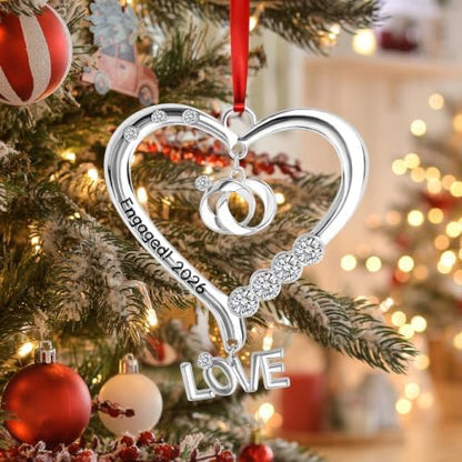 Engagement Ornament 2026 Engaged Christmas Ornament 2026 First