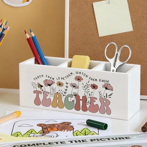 Teacher Appreciation Pen Pencil Utensil Holder for Women