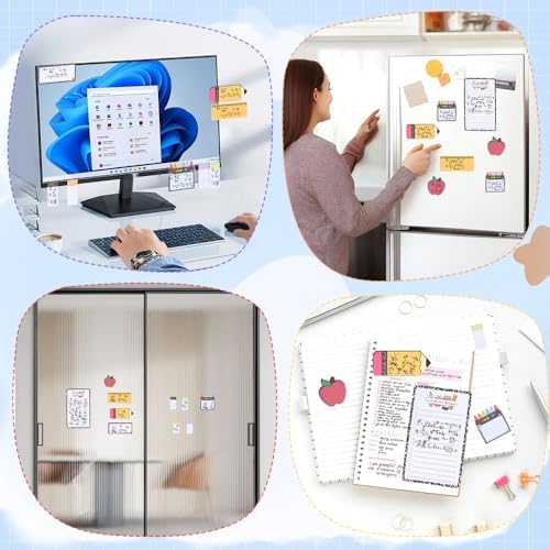 Teacher Post It Notes,Back to School Note Pads Gift for Teacher