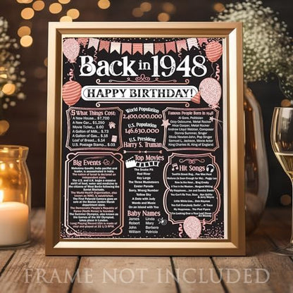 78th Birthday Party Decorations for 78th Birthday (Seventy-Eight)