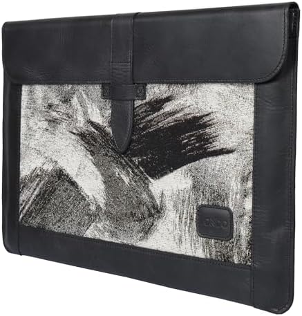 Londo Leather Sleeve Compatible with MacBook Pro 14 & Air 13-13.3 Inch
