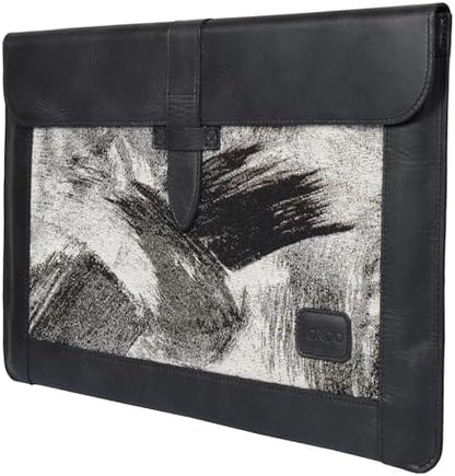 Londo Leather Sleeve Compatible with MacBook Pro 14 & Air 13-13.3 Inch