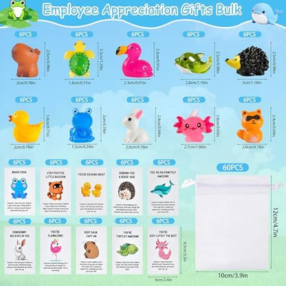 60 Set Employee Appreciation Gifts Bulk for Coworkers Team Staff Thank