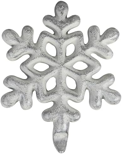 Lulu Decor, Cast Iron Christmas Snowflake Stocking Holder