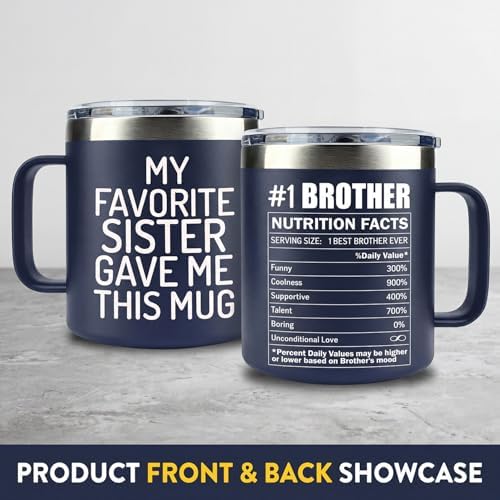 Funny Brother Gifts from Sister-Fathers Day,Birthday,Christmas Gift