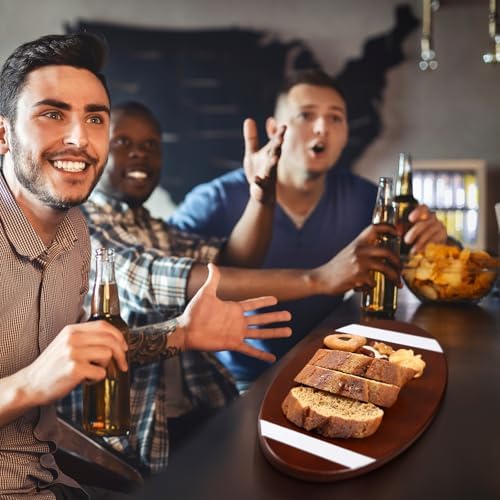 Football Cutting Charcuterie Board Football Shaped Platter and Serving