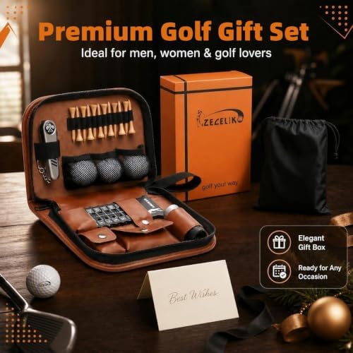 Golf Gifts for Men and Women - Complete Golf Accessories Gift Set