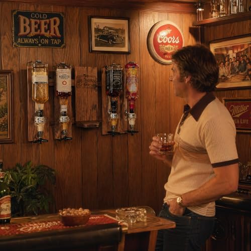 Personalized Wall Mounted Whiskey Dispenser for Home Bar