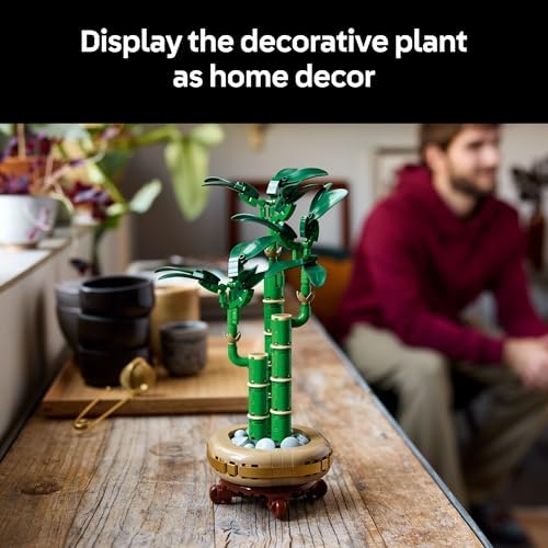 LEGO Botanicals Lucky Bamboo Building Set - Artificial Plant for