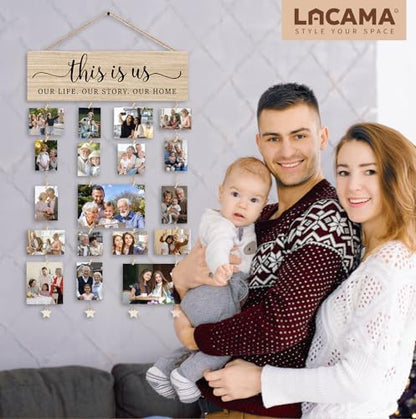 Lacama Family Photo Frame Gifts, This Is Us Picture Frame Housewarming