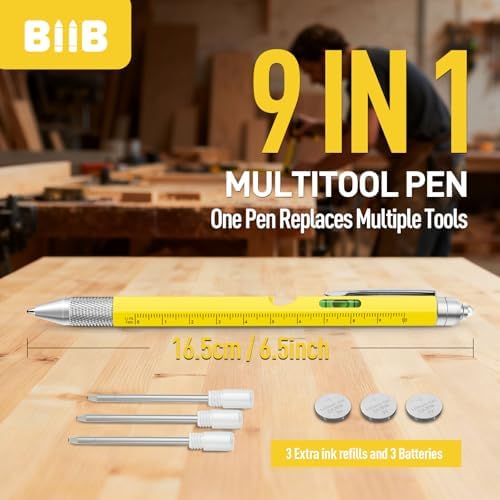 BIIB Stocking Stuffers for Men Adults, Gifts for Men 9-in-1 Multitool