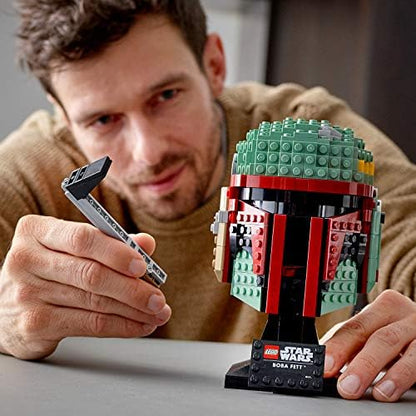 LEGO Star Wars Boba Fett Helmet 75277 Building Kit, Cool, Collectible