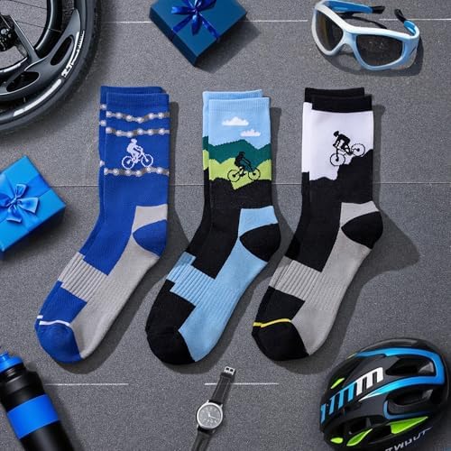 Jeasona Athletic Socks Men Running Cycling Gifts for Runners Riders