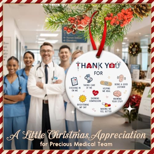 Medical Ornaments for Christmas Tree, Thank You Gifts for Healthcare