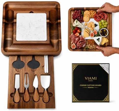 Acacia Charcuterie Board Set, Hosting Essentials, Cheese Platter