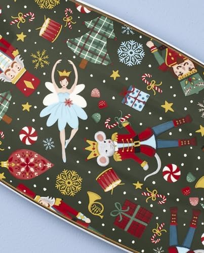 Lenox Nutcracker Ballet Porcelain Christmas Serving Tray