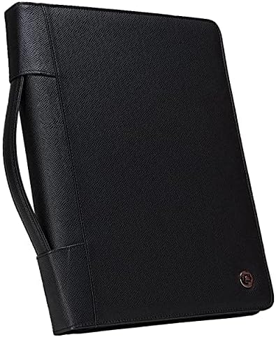 Case-it Zipper Padfolio | Letter Size | 3-Ring Binder | PAD-40 Black