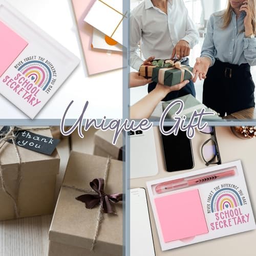 School Secretary Gifts Sticky Note Holder, Thank You Gift for School