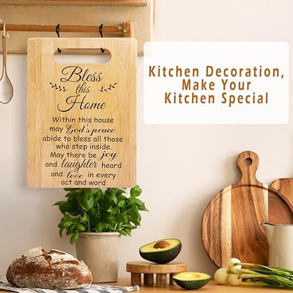 House Warming Gifts New Home Women, Bless this Home Cutting Board