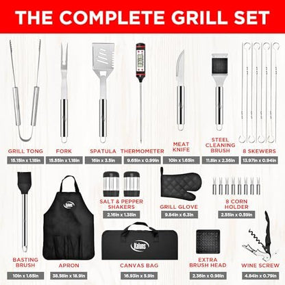 Kaluns Grilling Accessories, Dad Gifts for Christmas, Heavy Duty