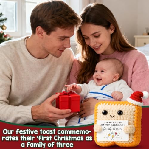 First Christmas Family of Three New Parents Gifts for Women Men