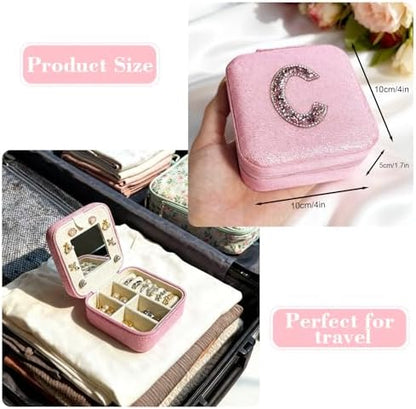 Mothers Day Gift Travel Jewelry Case for Women, Large Jewelry
