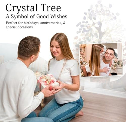 7 Chakra Tree of Life - Crystal Tree for Positive Energy, Feng Shui