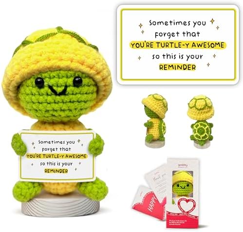 Gossby Positive Turtle Crochet, You Forget that You're Turtle-y