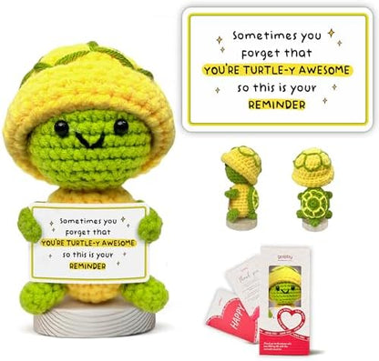 Gossby Positive Turtle Crochet, You Forget that You're Turtle-y