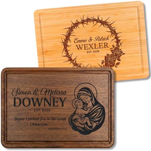 Christian House Warming Gifts New Home, Custom Christmas Cutting Board