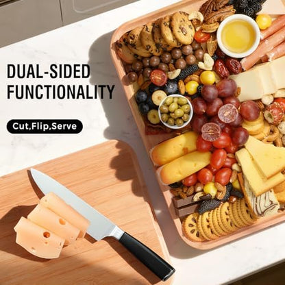 Renmxj Portable Charcuterie Boards with Lid, Cheese, Veggie & Snack