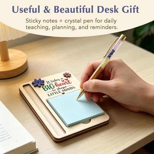 Teacher Appreciation Gift Set, Crystal Pen Thank You, It Takes a Big