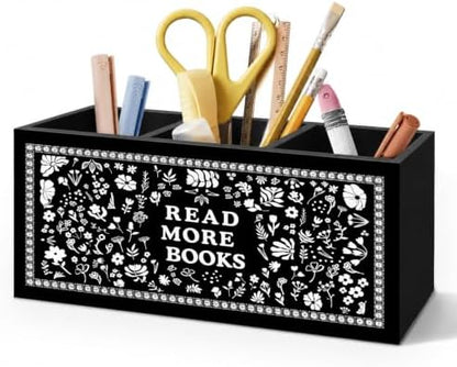 Book Reading Gifts Pen Pencil Holder for Women Desk