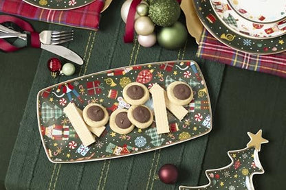 Lenox Nutcracker Ballet Porcelain Christmas Serving Tray
