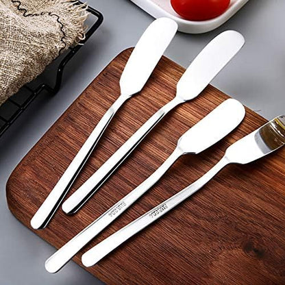 VANRA Cheese Spreader Knife Set 4-Piece Stainless Steel Butter Knife