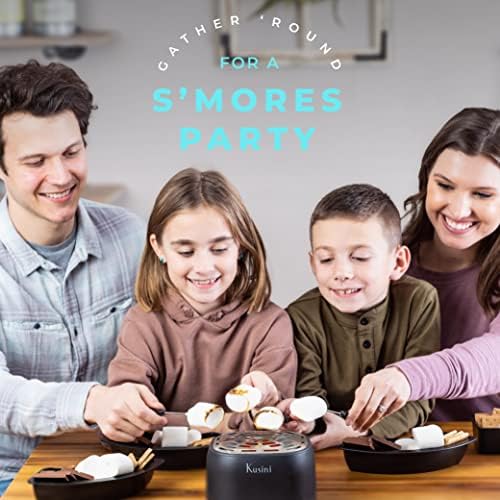 Kusini Smores Maker Tabletop Indoor - Flameless Electric Marshmallow
