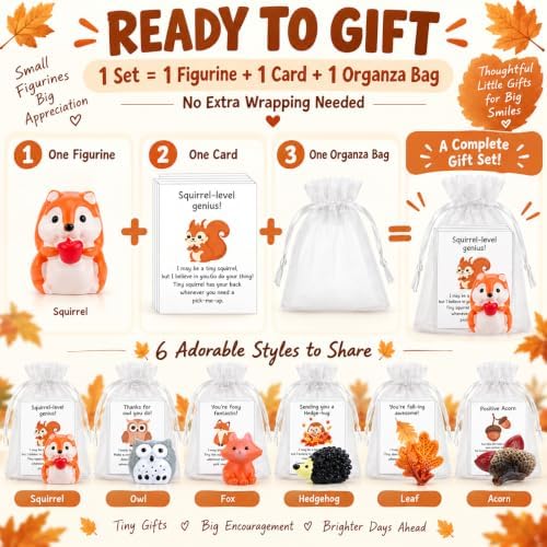 48 Sets Thanksgiving Positive Gifts Fall Party Favors Fall Thank-You