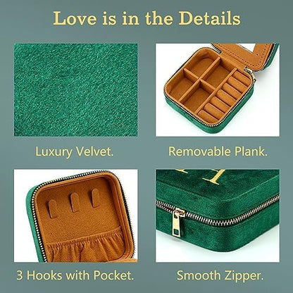 Parima Gifts for Women - Women Gifts, Plush Velvet Travel Jewelry