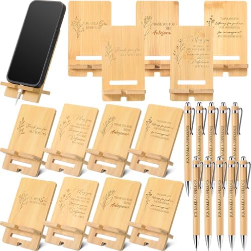 Ripeng 10 Sets Bulk Employee Appreciation Gifts Phone Stand, Assorted