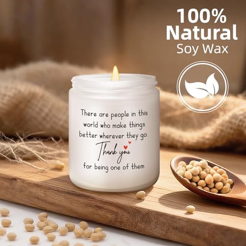 Thank You Gifts for Women, Inspirational Birthday Candle Gift for