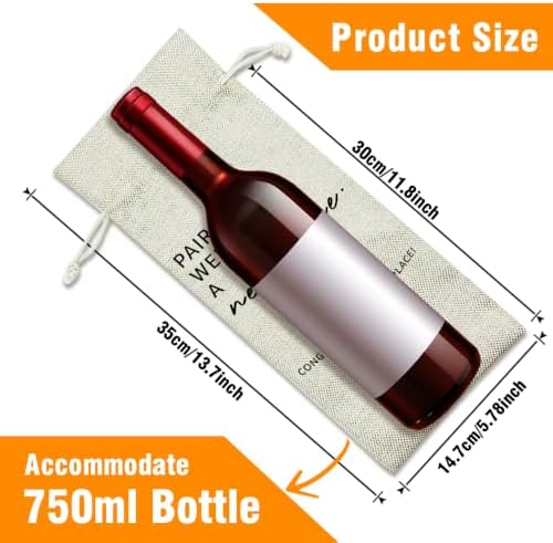 DOI-LANEE Housewarming Wine Bag, New Home Gifts for New Homeowner