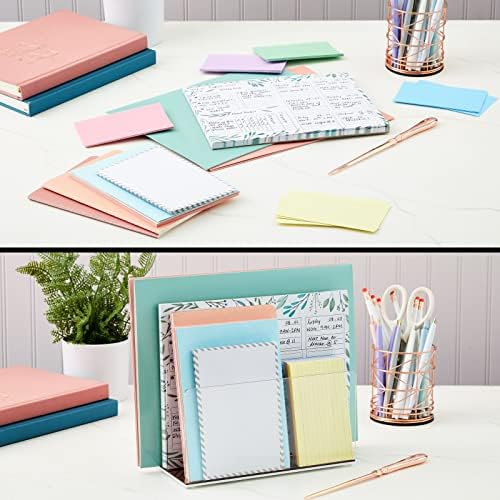 Okuna Outpost Clear Acrylic File Folder Organizer - Two-Section File