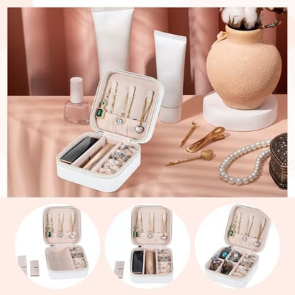12 Pcs Mini Travel Jewelry Case Bridesmaid Proposal Gift Boxes Small