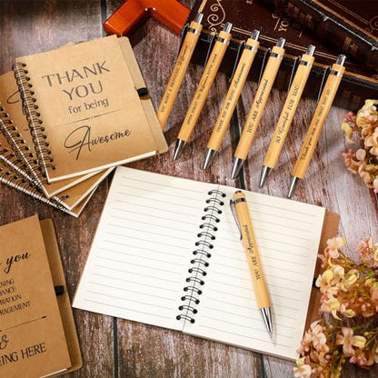 Glenmal 60 Pcs Thank You Gift Set Include Spiral Inspirational