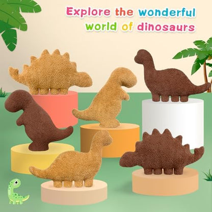 Dino Nuggets Pillow Plush, Dinosaur Chicken Plush Nuggets Pillow for