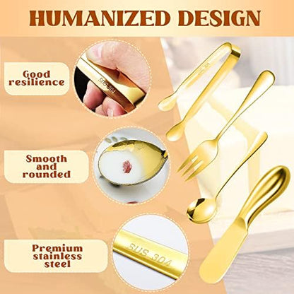 Cheese Butter Spreader Knives Set Charcuterie Accessories 16 Pieces