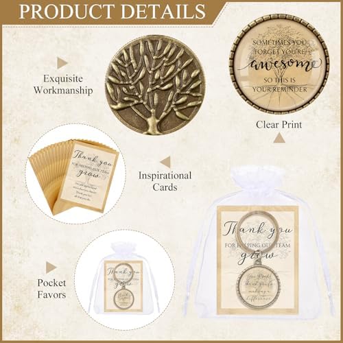 Sasylvia Employee Appreciation Keychain Gifts