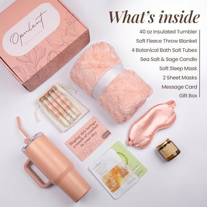 Opulent Self Care Spa Gift Box for Women - Thoughtful Get Well Gift