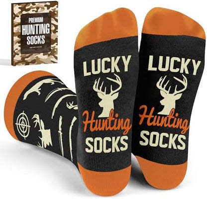 Hunting Accessories for Men, Dad - Funny Deer & Duck Hunting Socks