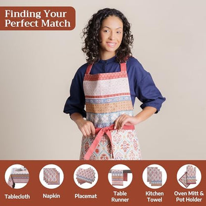 Maison d' Hermine Aprons for women with Pocket 100% Cotton
